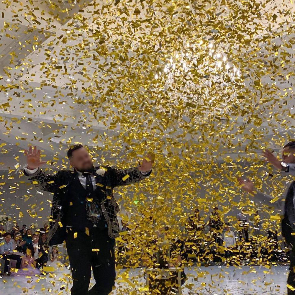 1kg/lot Rectangular Shape Bulk - Confetti Cannon Tube 评论和价格