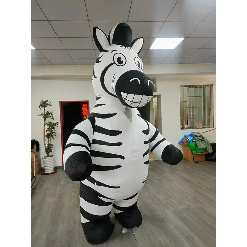Inflatable Zebra Mascot Costum - Event Party 评论和价格