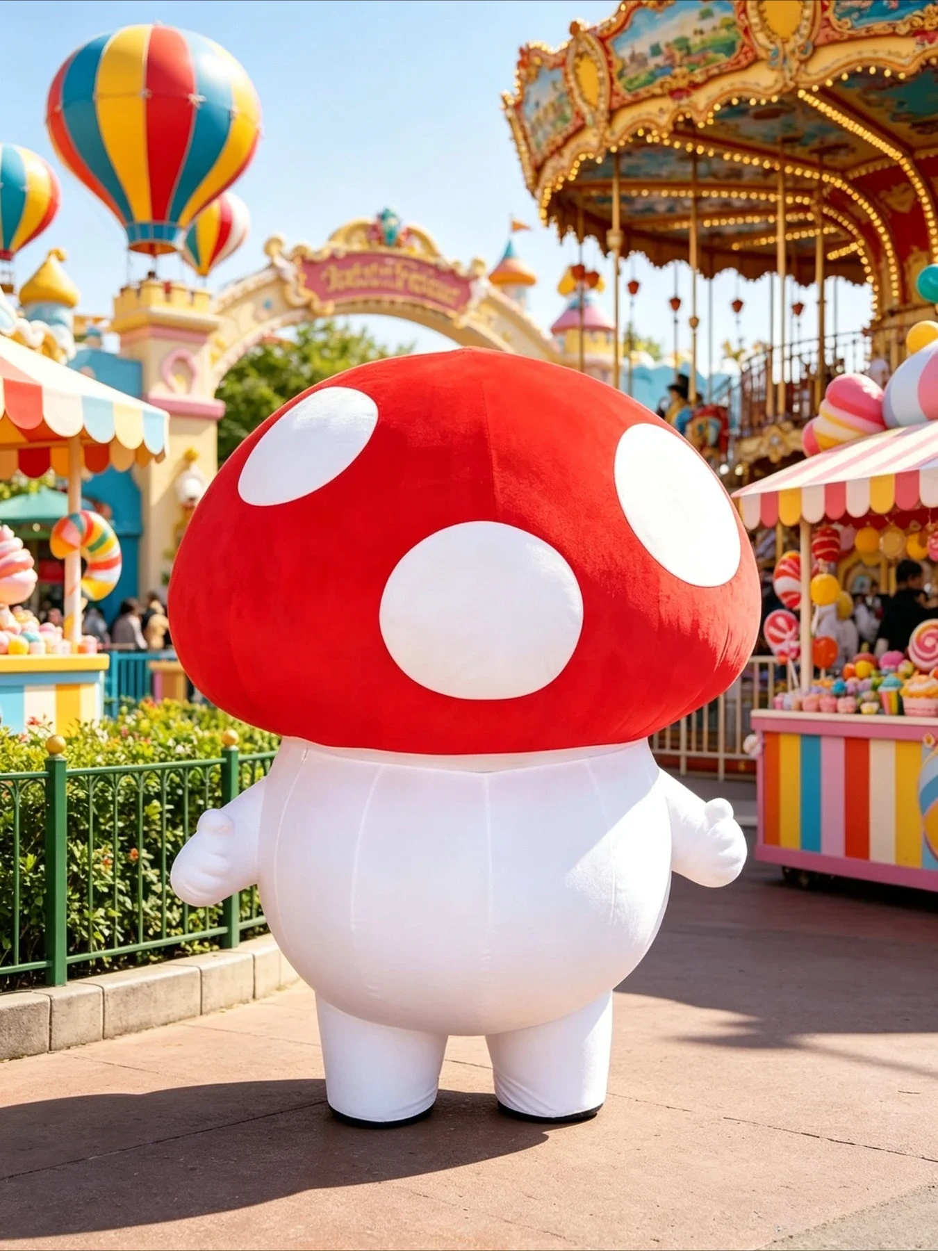 Inflatable Mushroom Mascot Cos - Event Party 评论和价格
