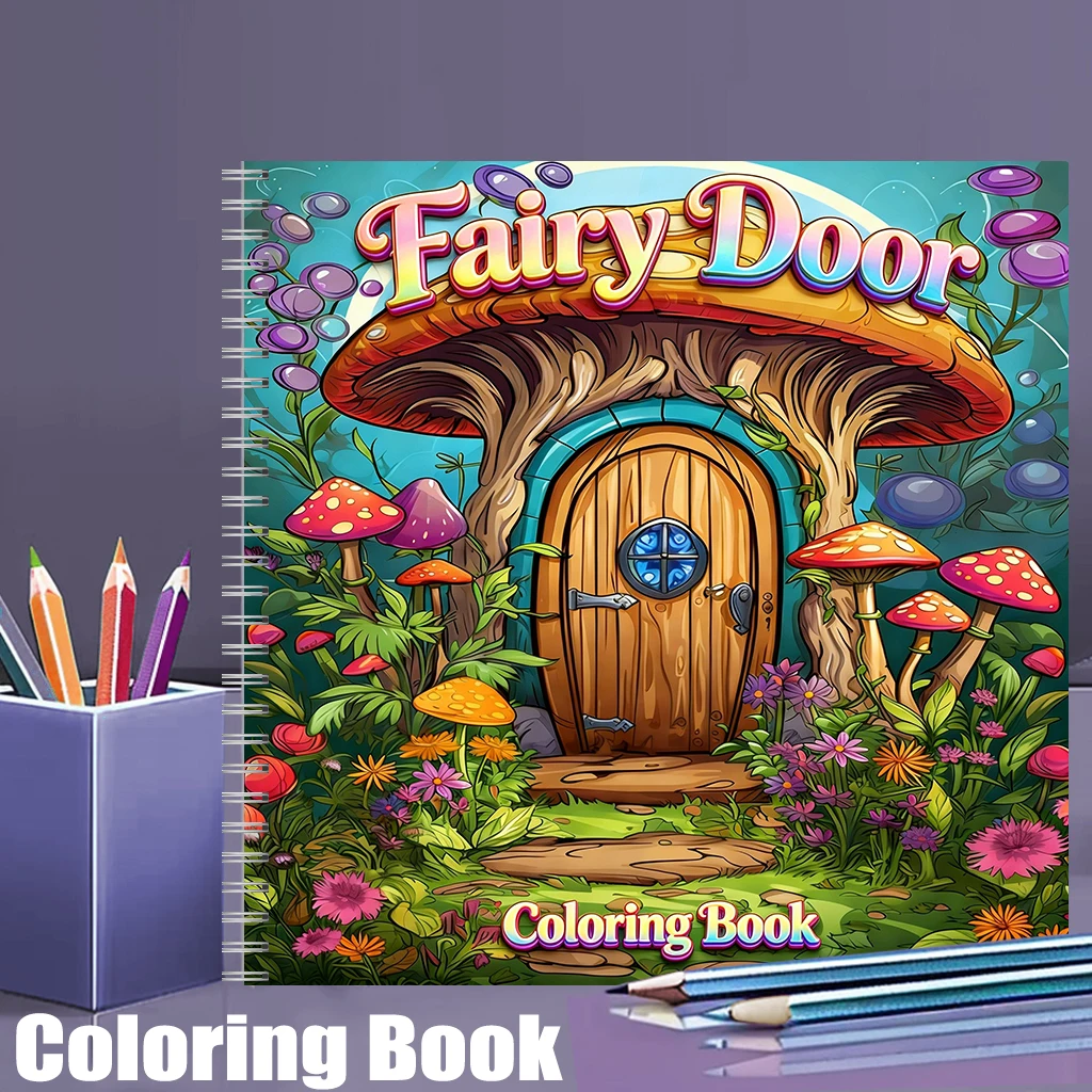 Coloring Book Fairy Door for A - Supply Event 评论和价格