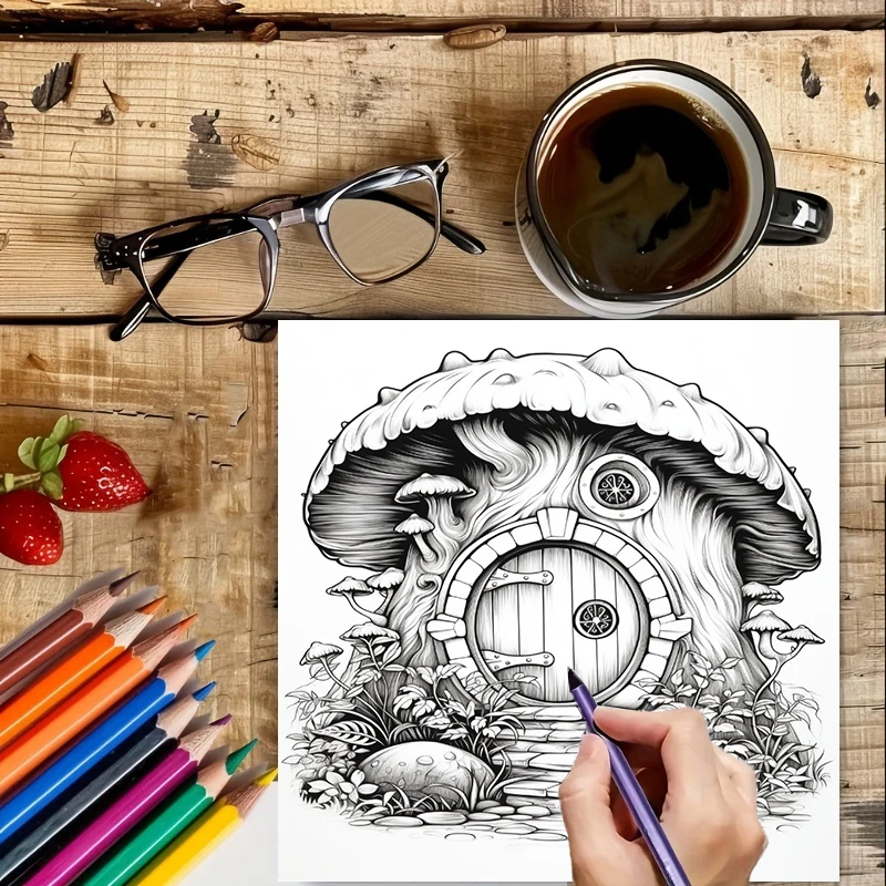 Coloring Book Fairy Door for A - Supply Event 评论和价格