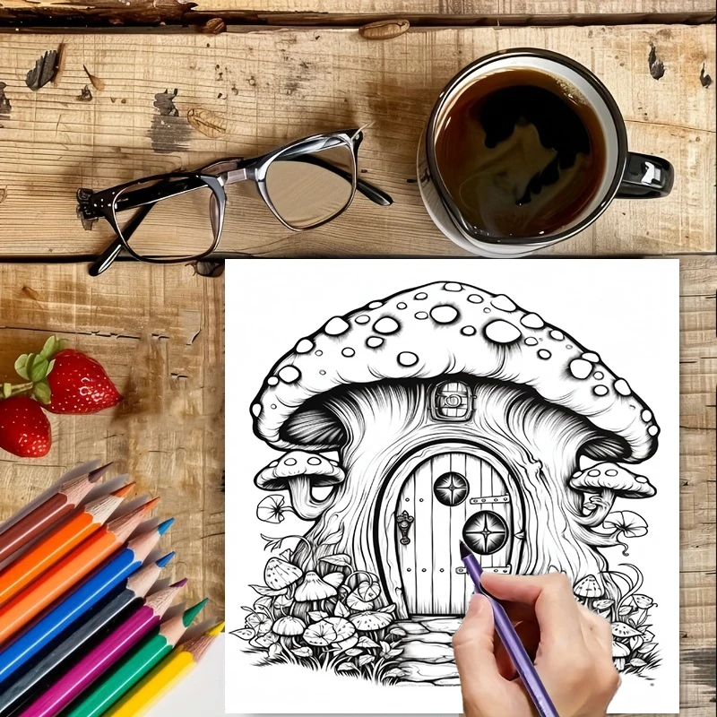 Coloring Book Fairy Door for A - Supply Event 评论和价格