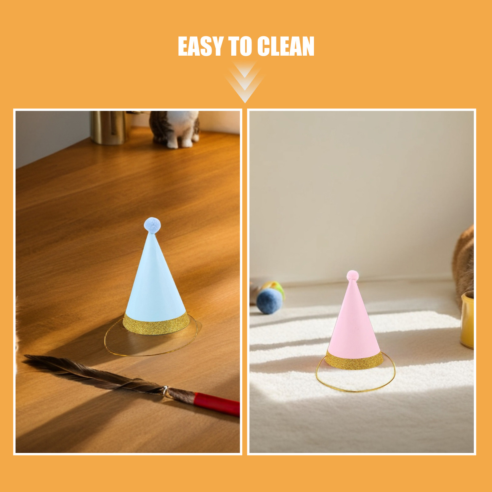 16Pcs Pet Birthday Hat Comfort - Party Hat Cone 评论和价格