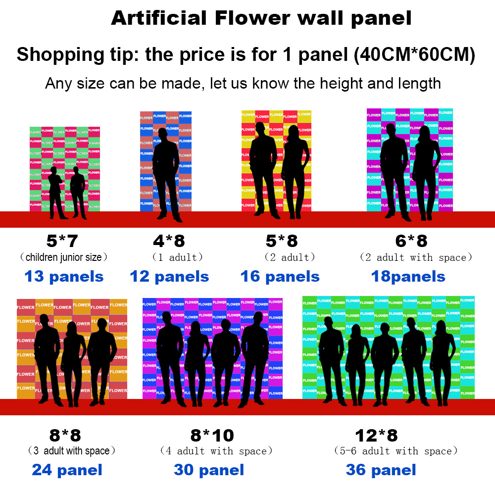 15.7*23.6 Inch Artificial Plan - Flower Wall Panel 评论和价格