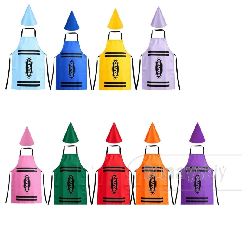 Adult Crayon Costume Hat & Mat - Party Hat Cone 评论和价格